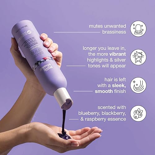 Miniatura 4 de milk_shake Silver Shine - Champú morado de 10.1 onzas líquidas + acondicionador Silver Shine Purple de 8.4 onzas líquidas, champú y acondicionador