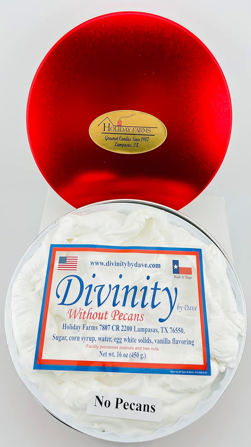 1 Pound Divinity Gift Tin (With Pecans)