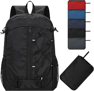 iFARADAY 25L Packable Hiking Backpack - Lightweight Foldable Backpack Water Resistant Daypack for Outdoor, Camping, Sports