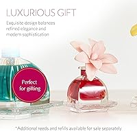 Vista 5 de AGRARIA PetiteEssence Juego de Difusor de Flores y Cañas, Fragancia Botánica de Flores Sola Hecha a Mano, Juego de Regalo de Aceite Perfumado