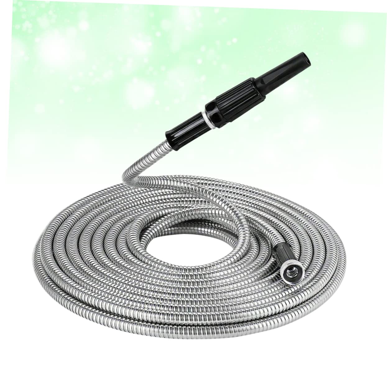 YARNOW Tuyau Darrosage Télescopique De 25 Pieds En Acier Inoxydable Résistant Aux Perforations Polyvalent Pour Une Utilisation En Extérieur