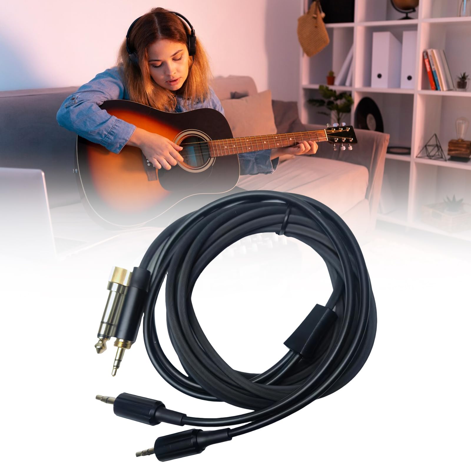 Przenośny kabel do słuchawek przewód dźwiękowy do słuchawek MDR-Z1R MDR-Z7M2 z przewodem zamiennym do słuchawek 3,5 mm
