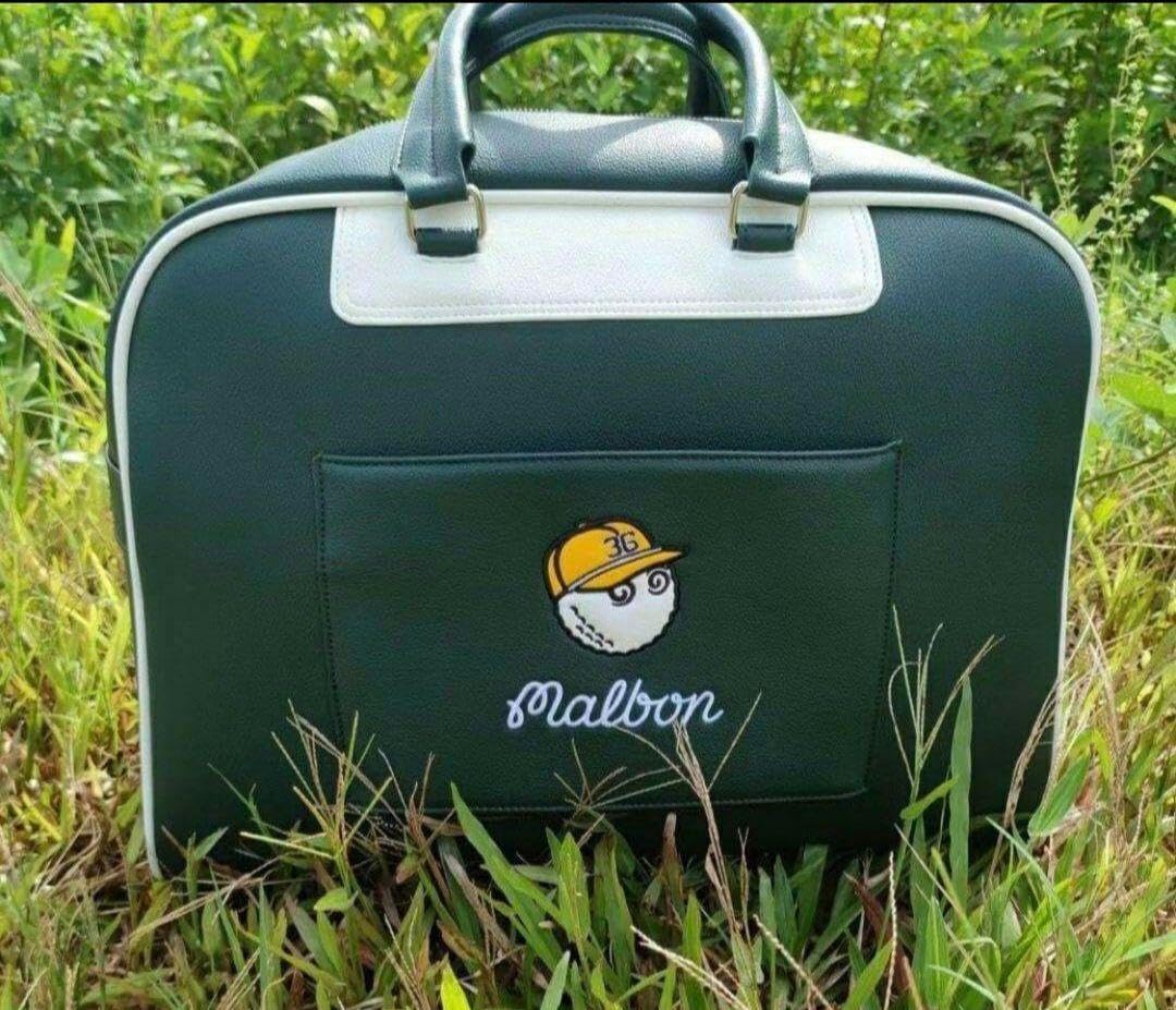 マルボンゴルフ ボストンバッグ&ラウンドポーチ 2点セット グリーン