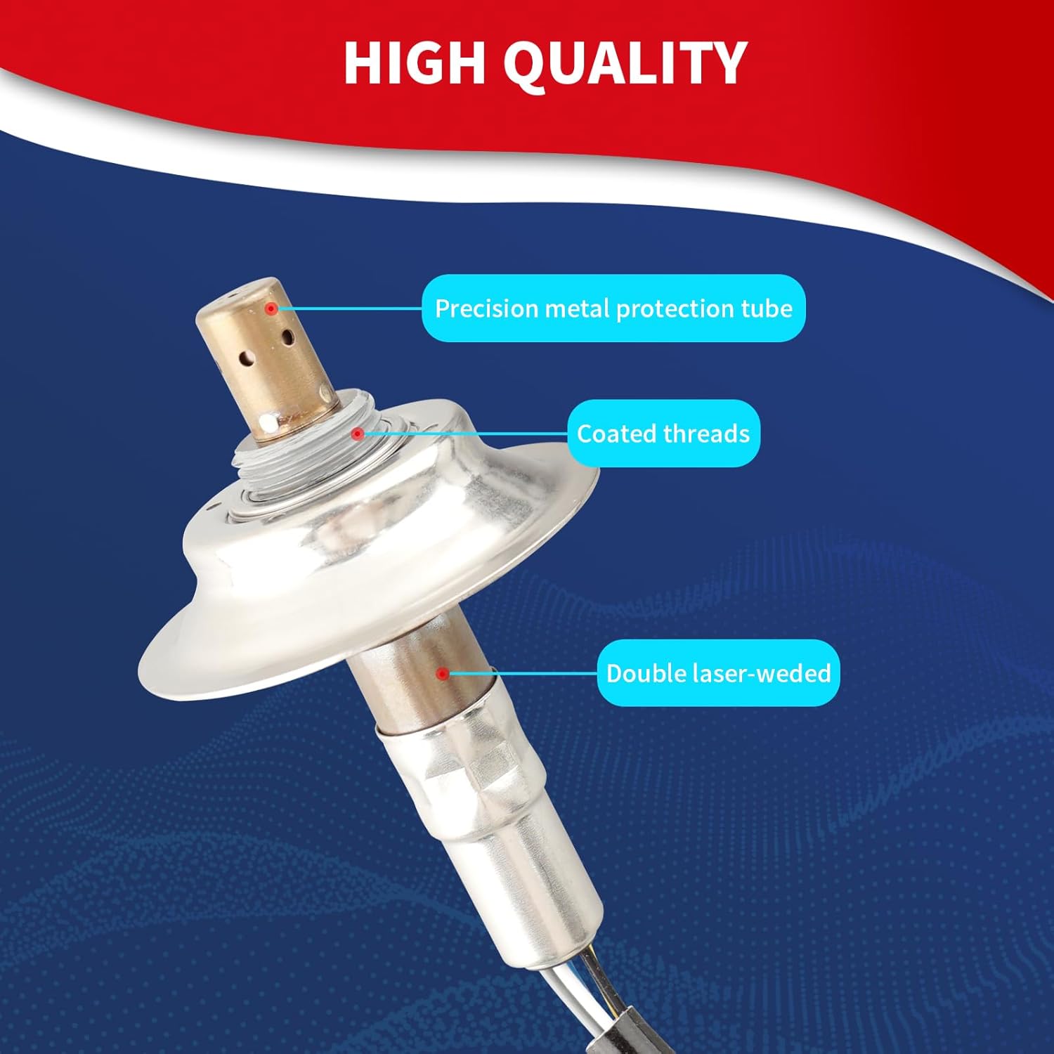 234-5043 Oxygen O2 Sensor Upstream Heated Air Fuel Ratio Compatible with Mazda CX-7 2010-2012 2.5L L4 Replace L555-18-8G1B L555-18-8G1A 24363