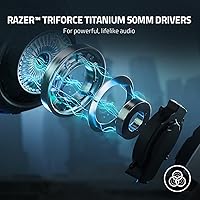 Vista 4 de Razer Kaira Pro Dual Wireless Gaming Headset w/Haptics for PlayStation 5 / PS5, PC, Mobile, PS4: HyperSense - Triforce 50mm Drivers - Detachable Mic