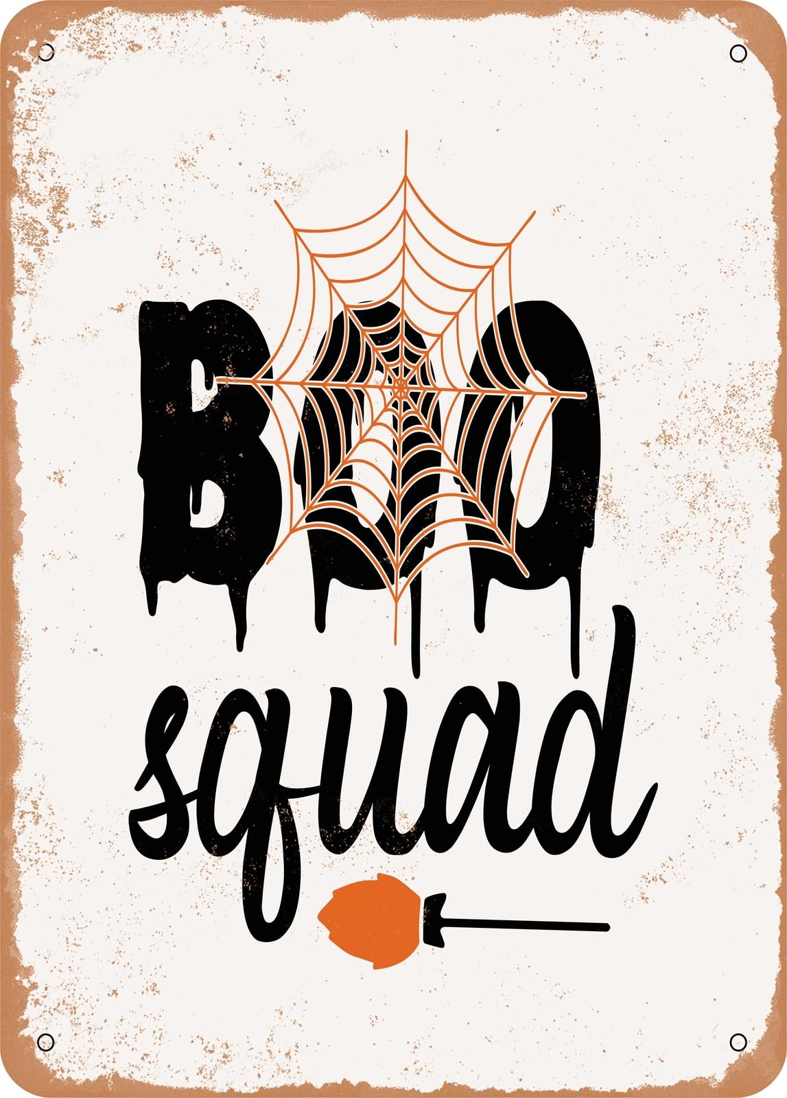 Metal Sign - Boo Squad - Vintage Look home decor