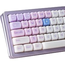 Jelly Jade Keycaps Translucent Cute Ragdoll Cat 148 Keys Purple