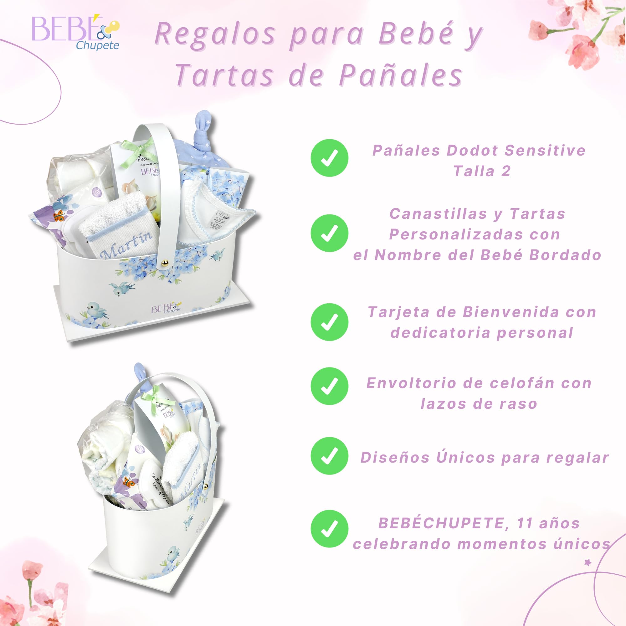 Regalo Bebe Recien Nacido Niño-Cesta Regalo Bebe-Regalo para Bebes Recien Nacidos-Primera Puesta Bebe Recien Nacido-Regalo Bebe Recien Nacido Niña-Canastilla Bebe Recien Nacido-Ropa Bebe