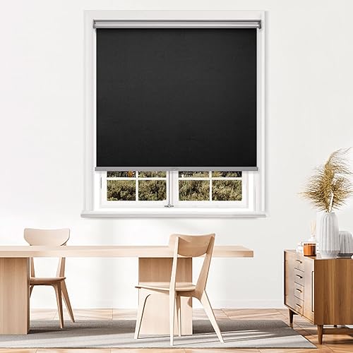 Miniatura 6 de MYshade Persianas enrollables opacas para ventanas, sin cordones, con aislamiento térmico, protección UV, fácil de instalar, para el hogar y la