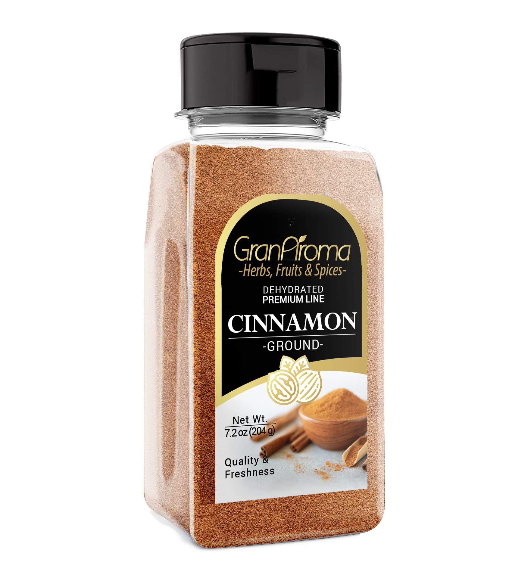 GranAroma 7.2 oz Cassia Cinnamon, Sweet Flavor, Baking & Cooking