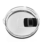 CeleVista 20 oz Tumbler Lid for YETI, Replacement Lid for YETI 20oz Tumbler & 10 oz Lowball, 10 oz Mug, Magnetic Spill Proof Cup Covers with Slide Switch, BPA Free (1 Pack)