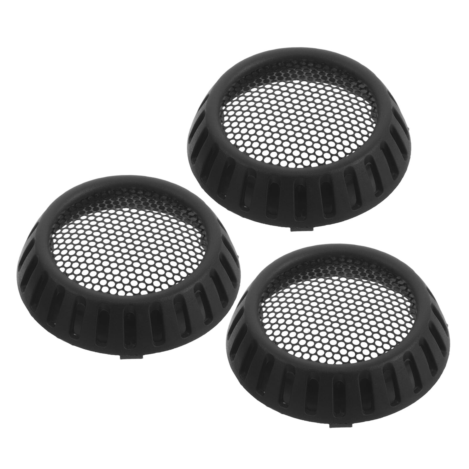 Set da 3 Coperture Posteriori Nere per Asciugacapelli, Rete Protettiva Tonda, Ricambi Resistenti per Manutenzione e Riparazione, Accessori per Salone e Uso Domestico
