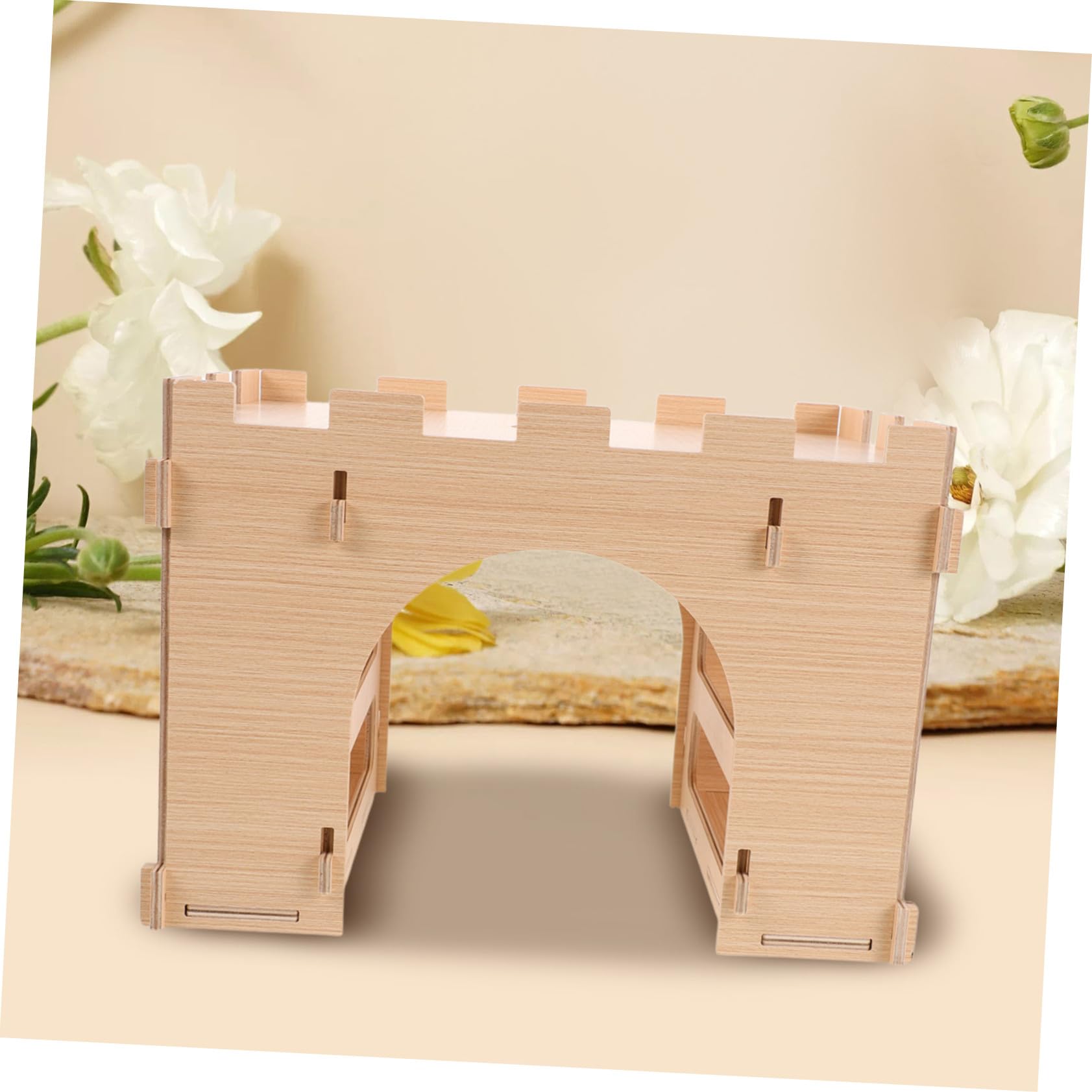Heuraufe Für Kaninchen Und Meerschweinchen Futterstation Mit Heukorb Und Futterspender Aus Holz Für Kleintiere Und Hamster Praktisch Und Sauber