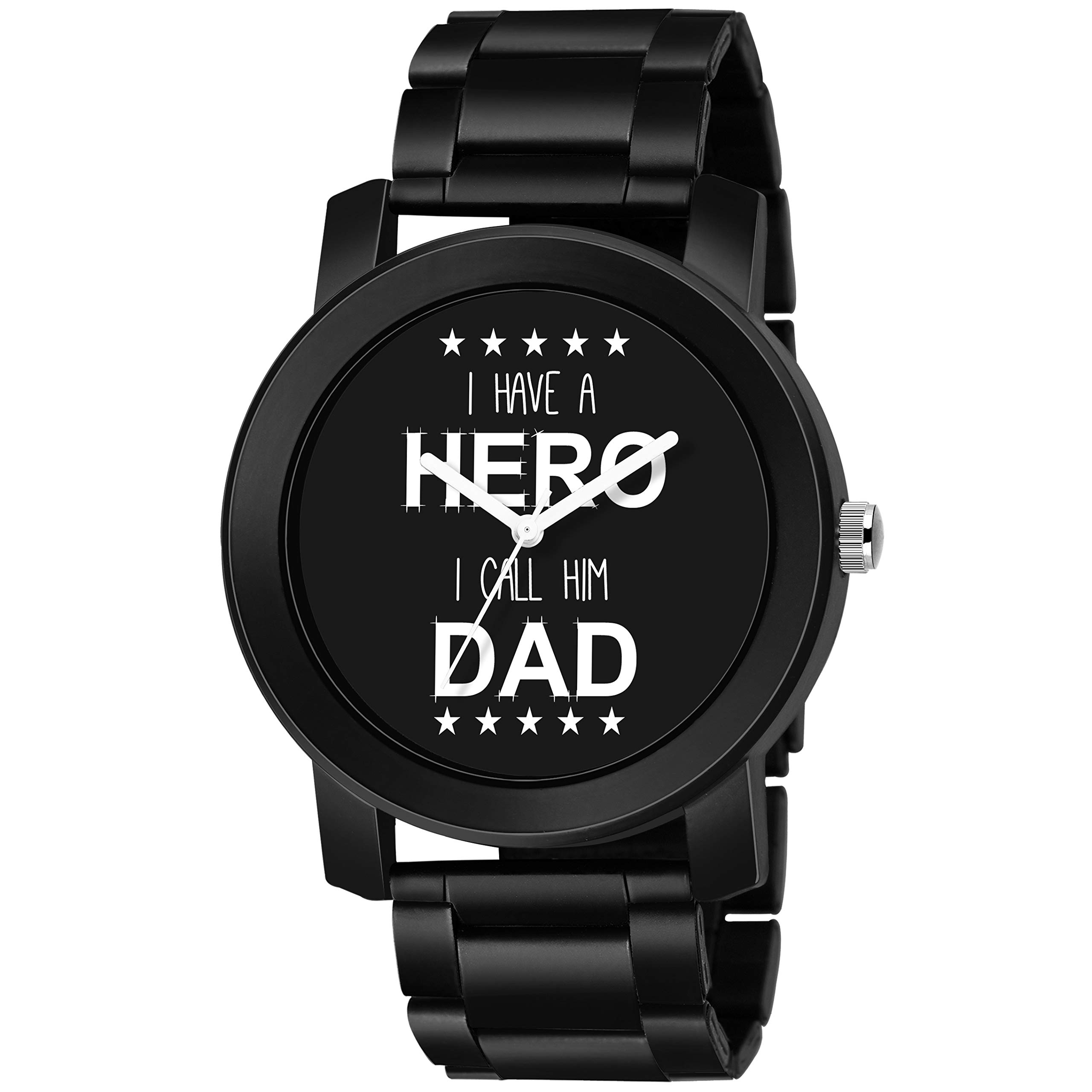 SWADESI STUFF Analogue Mens Watch(Black Dial Black Colored Strap)-metal black 3b (B07Q6R68TL) Amazon Price History, Amazon Price Tracker