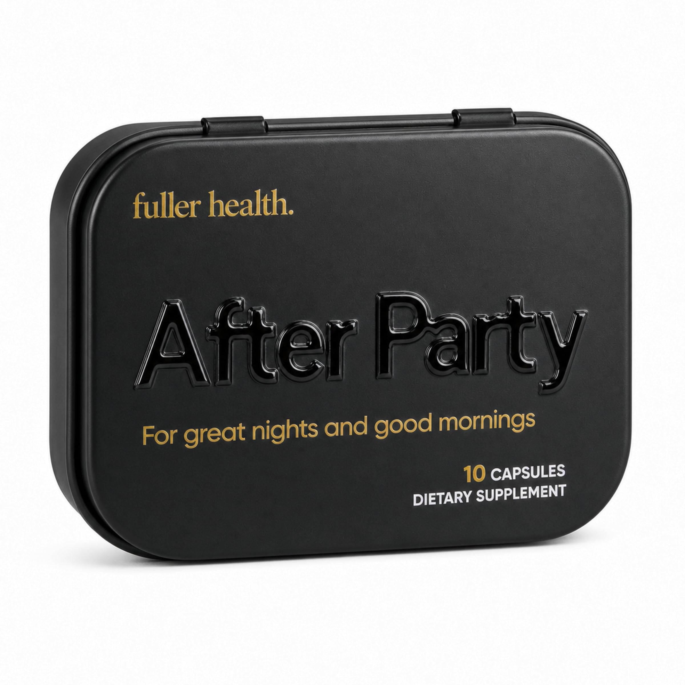 Fuller Health After Party DHM Supplement, 650 mg per Capsule, 10 Count Tin