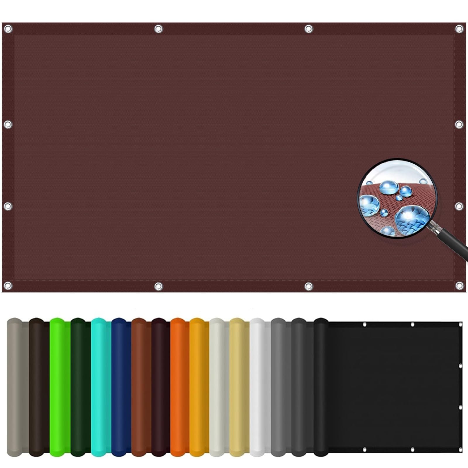 Voile d'ombrage de balcon vin rouge 1.8x4 m pour des repas au frais dans le jardin