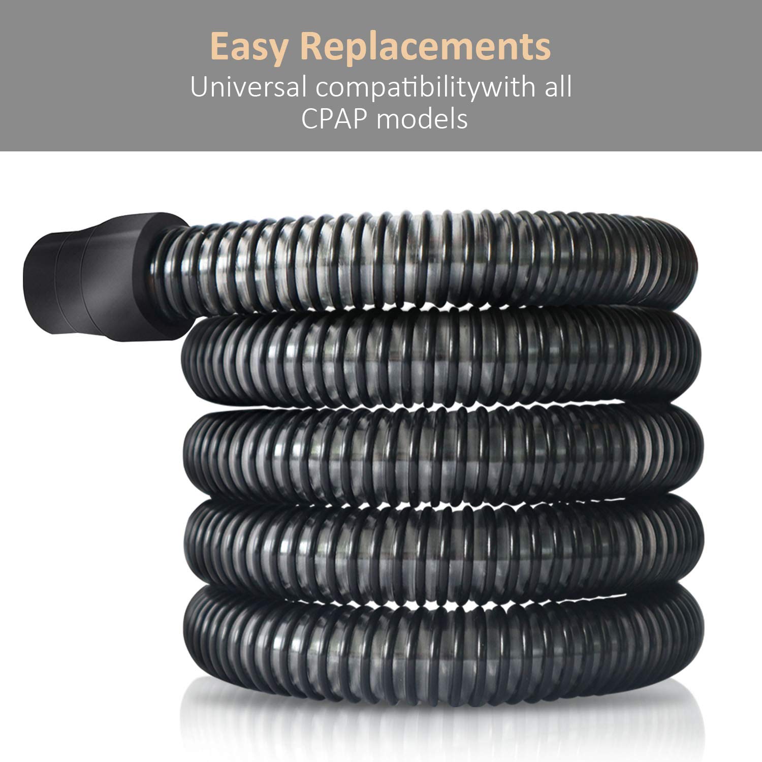 Longevity Turtle CPAP Hose Premium Universal 6 ft and 22mm CPAP Tubing