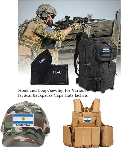 Miniatura 10 de 2 parches de bandera de AliPlus Colombia bordados tácticos militares moral parche apliques gancho y bucle