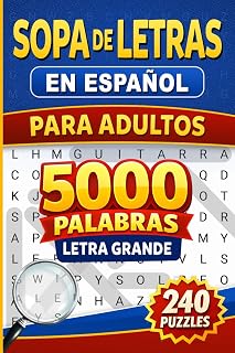 Sopa de Letras en Español para Adultos cover image