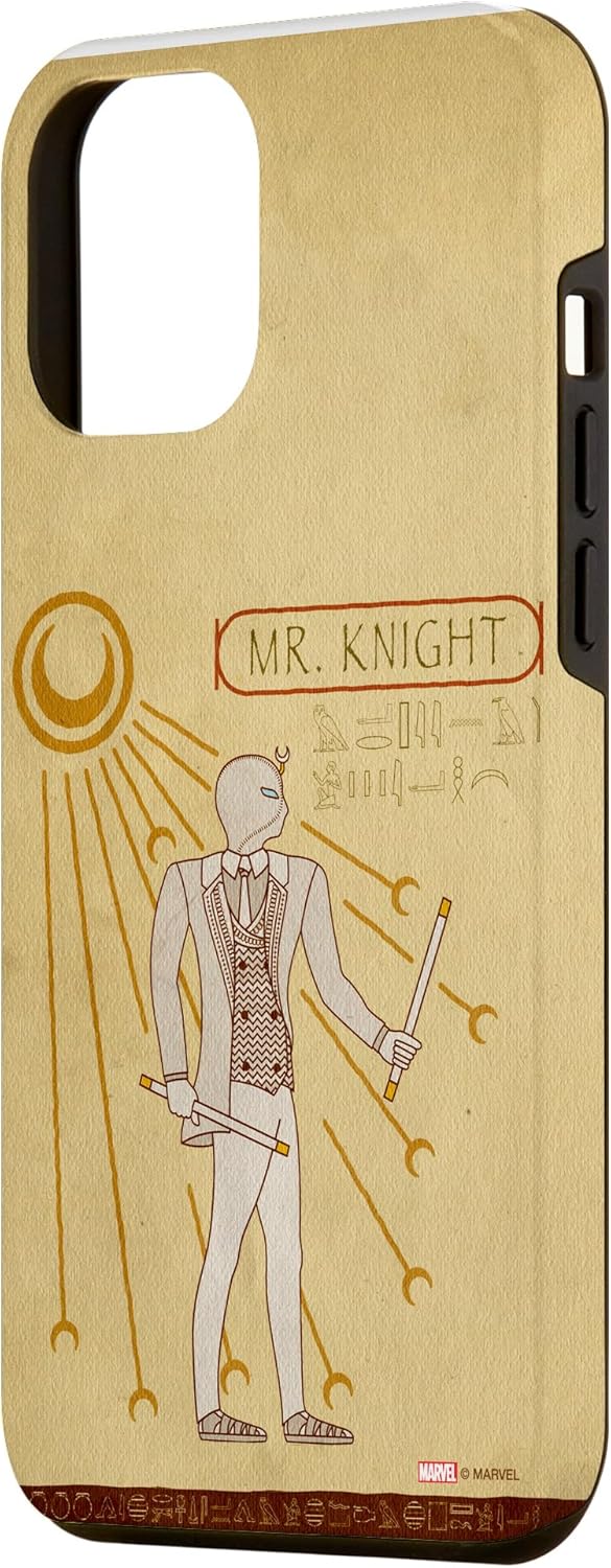 Marvel Moon Knight Mr. Knight Egyptian Hieroglyphs Case for iPhone 12 Pro Max