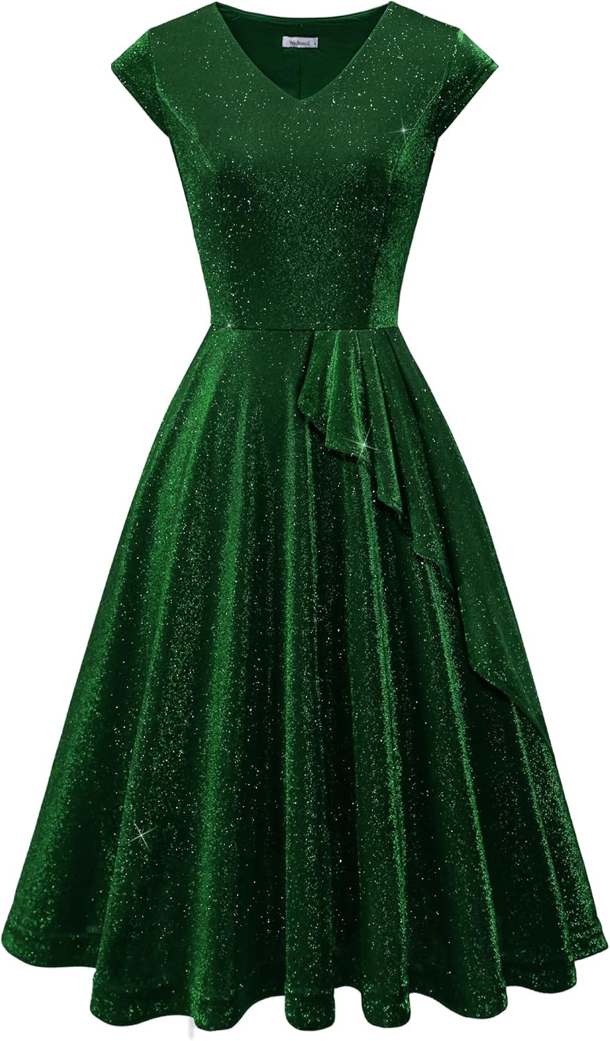 Wedtrend Sparkly Dresses for Women Glitter Formal Dress Short Prom Dress Homecoming Dresses for Teens