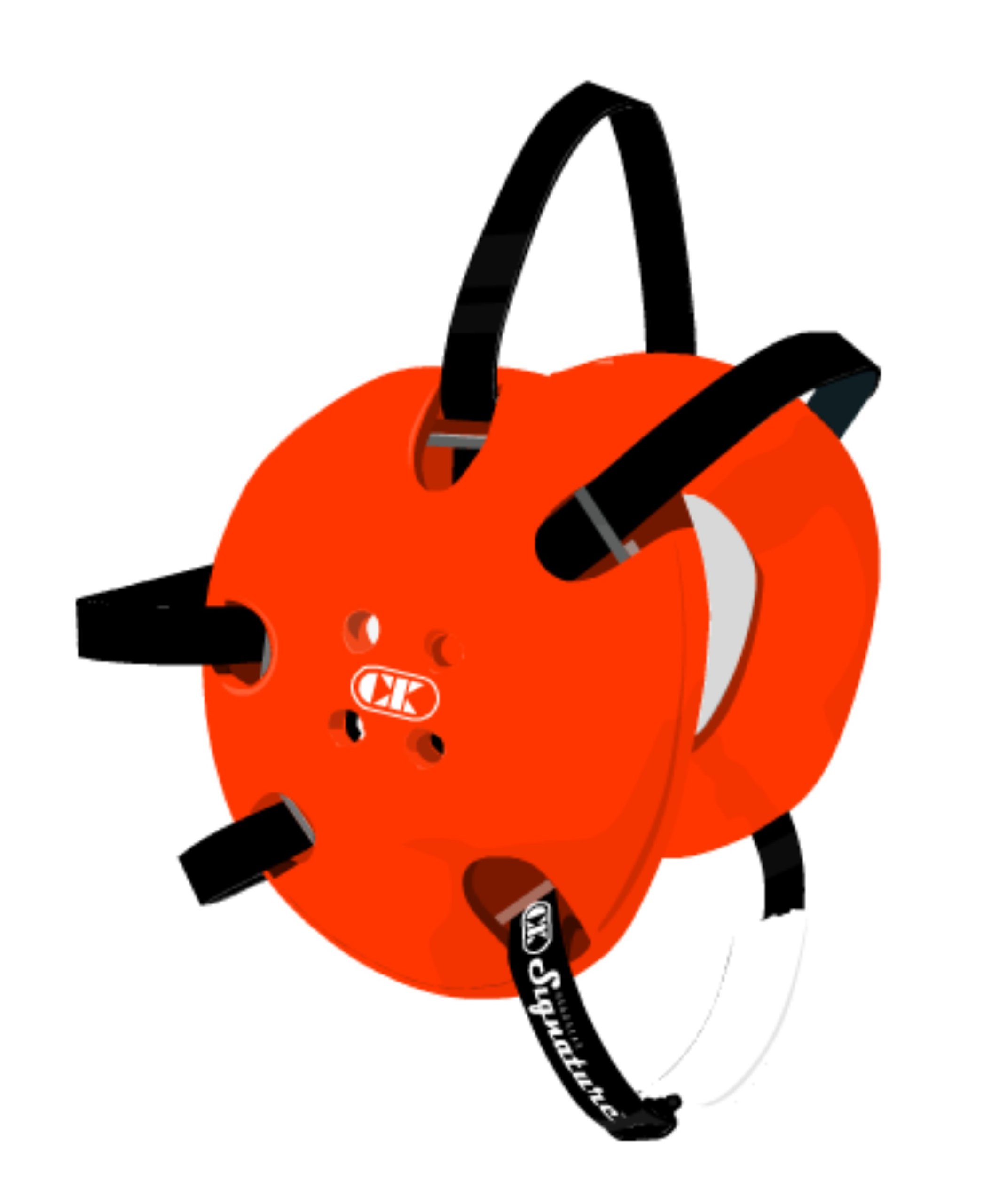 Cliff Keen Custom Signature Headgear - Orange/Black by Cliff Keen — image 1