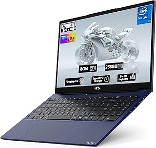 NIMO 15.6" FHD IPS Student-Laptop-Computer - 8GB RAM 256GB SSD, 4 Cores 13th Gen Intel N150(Beat to i3-1115G4, Up to 3.6GHz), 65W Type-C, Fingerprint, Backlit Keyboard, Wi-Fi 6, BT5.2, Numpad product image