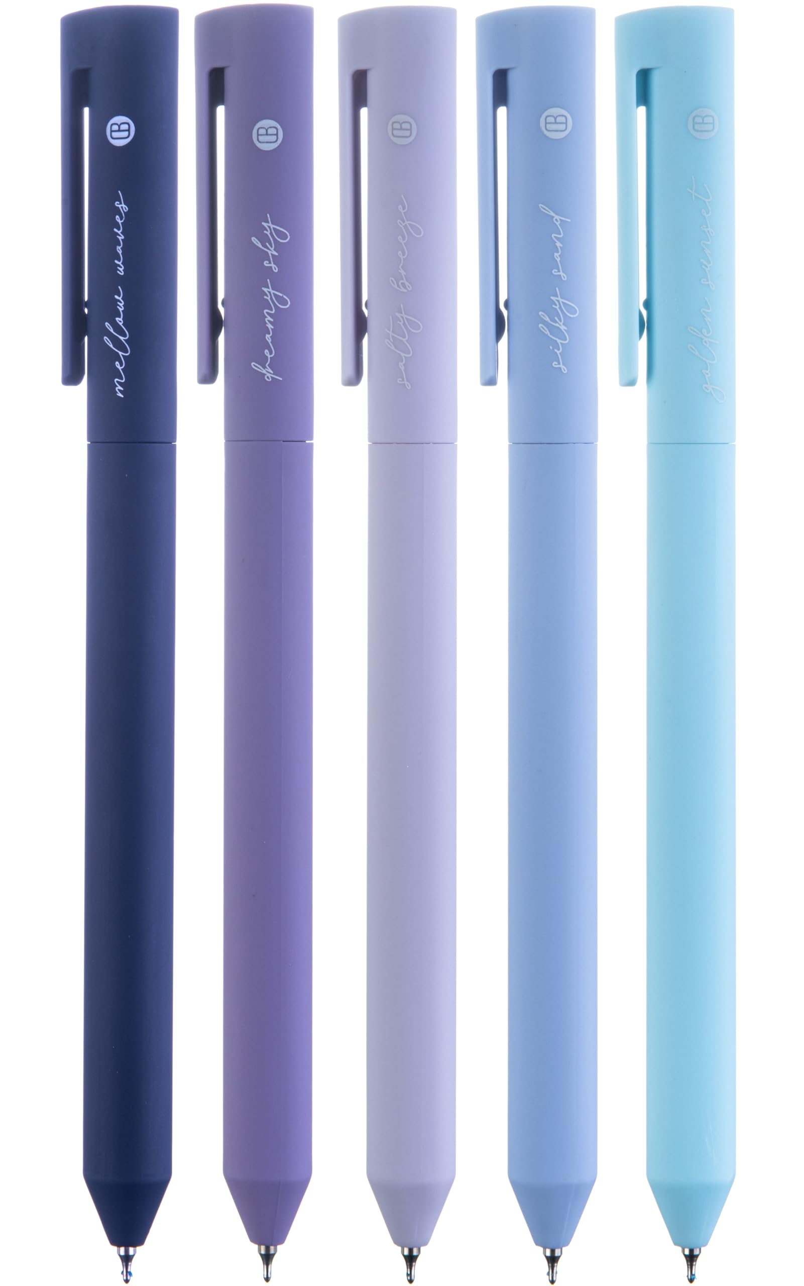 DIVERSEBEE Gel Ink Pens Assorted Colors, 0.5 mm Fine Point (Blue)