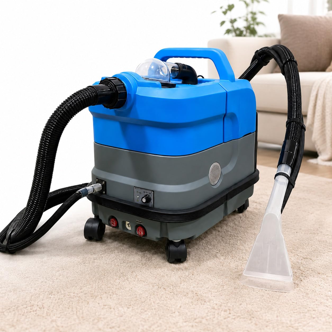 Shampouineuse 3-en-1, 2500W 24KPa Tapis & Textile