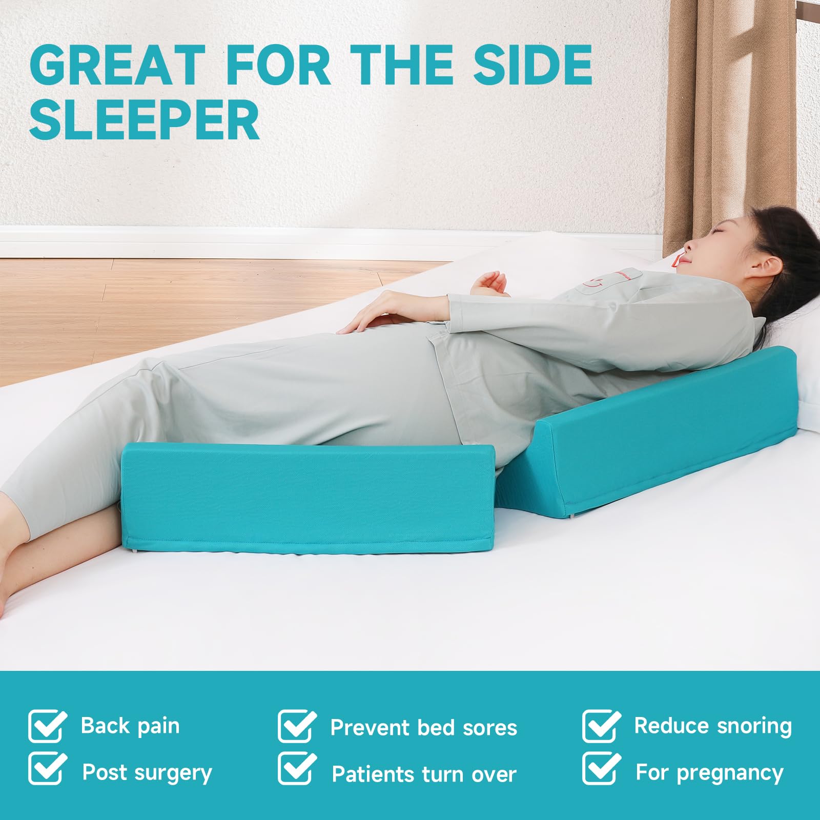 Fanwer Cuña de cama para hombre