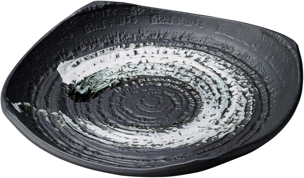 Yamashita Crafts 14050020 Gray Brush Grain 10.6 x 10.6 x 1.8 inches (27 x 27 x 4.5 cm)