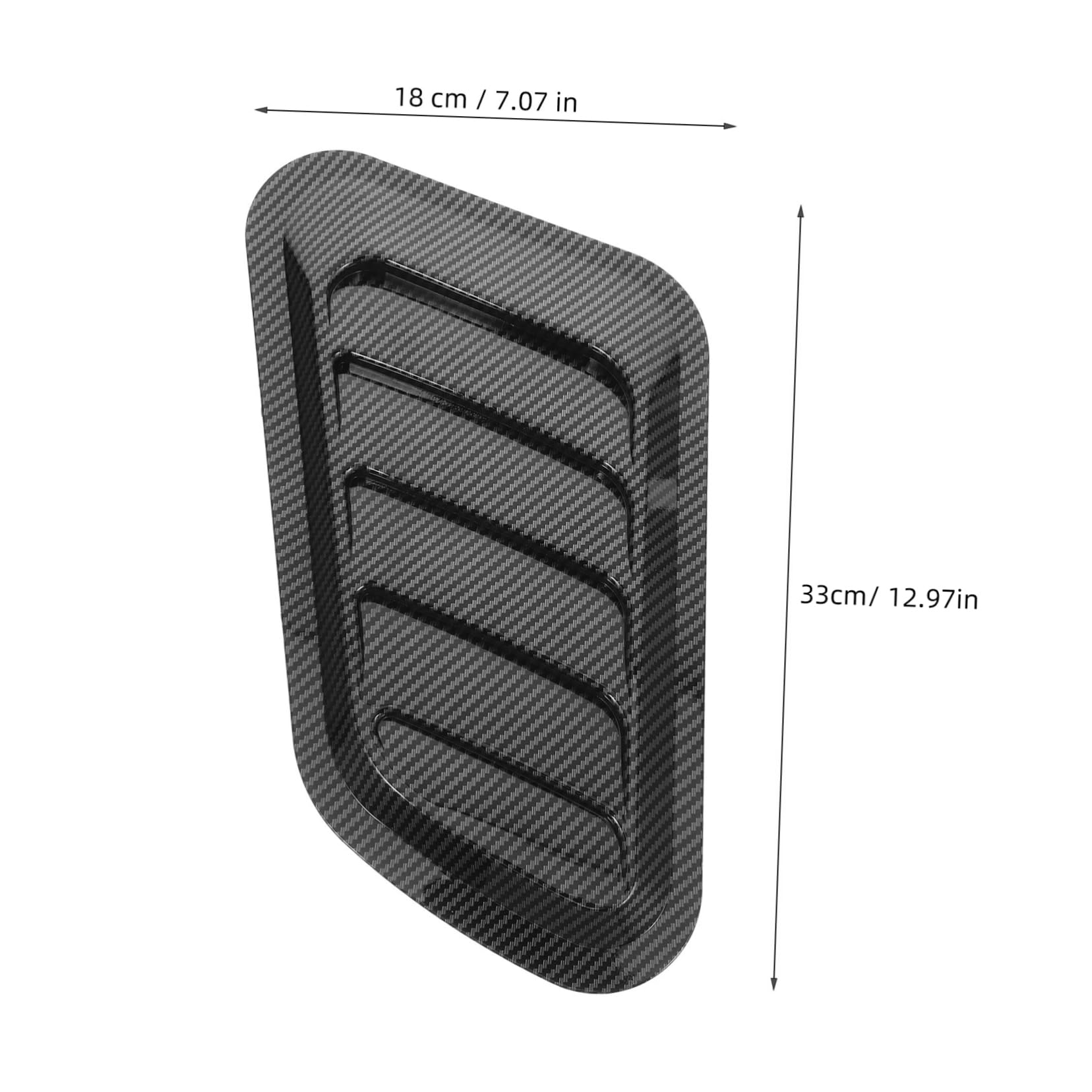 Ciieeo Car Decoration Hood 1 Set Car Front Hood Decal Stickers Carbon Fiber Style