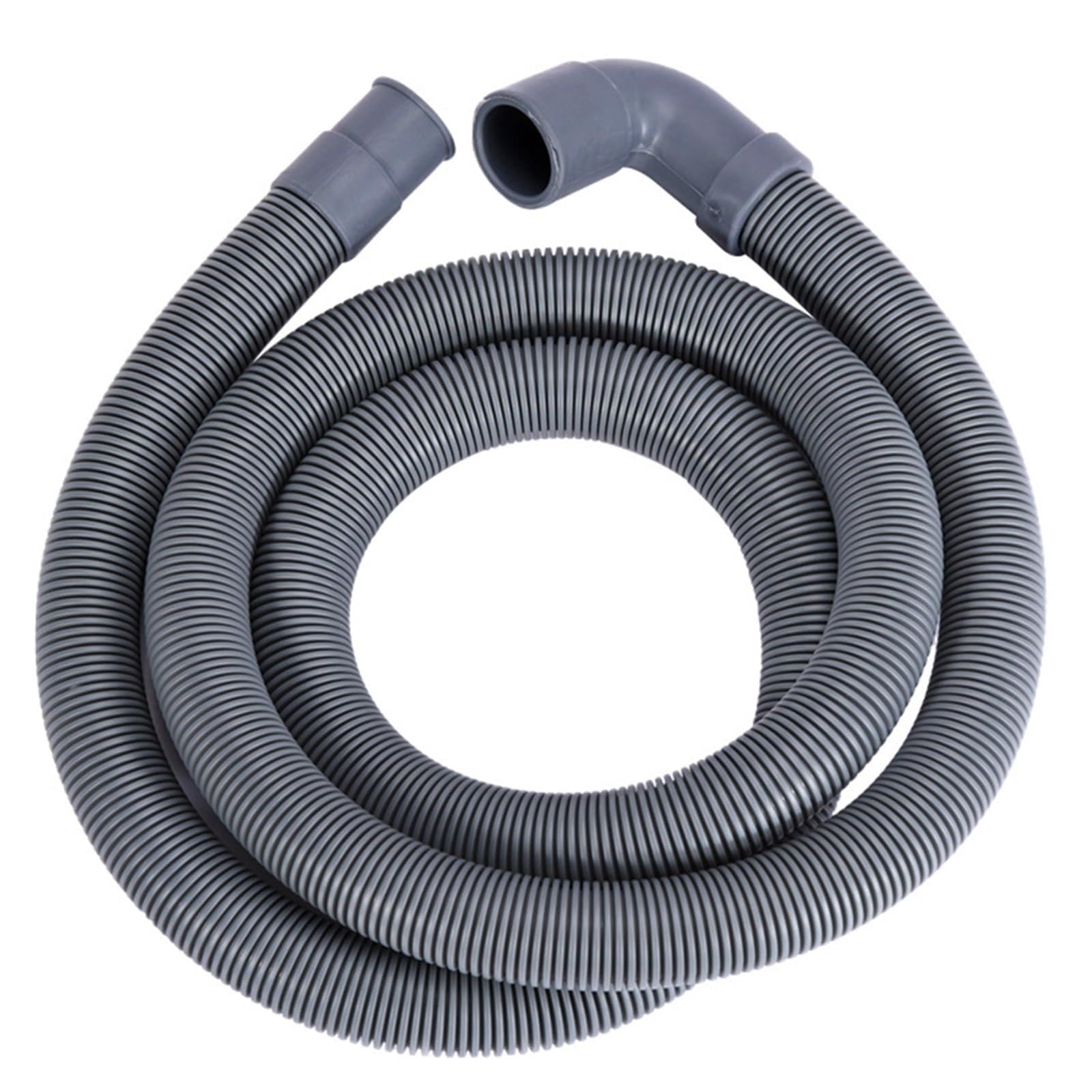 Sharunsfeli 2M 1/1.5/ Extension Pipe Flexible Wash Machine Dishwasher Drain Outlet Hose Bathroom Kitchen Outlet Water Extension Soft Tube(2M)