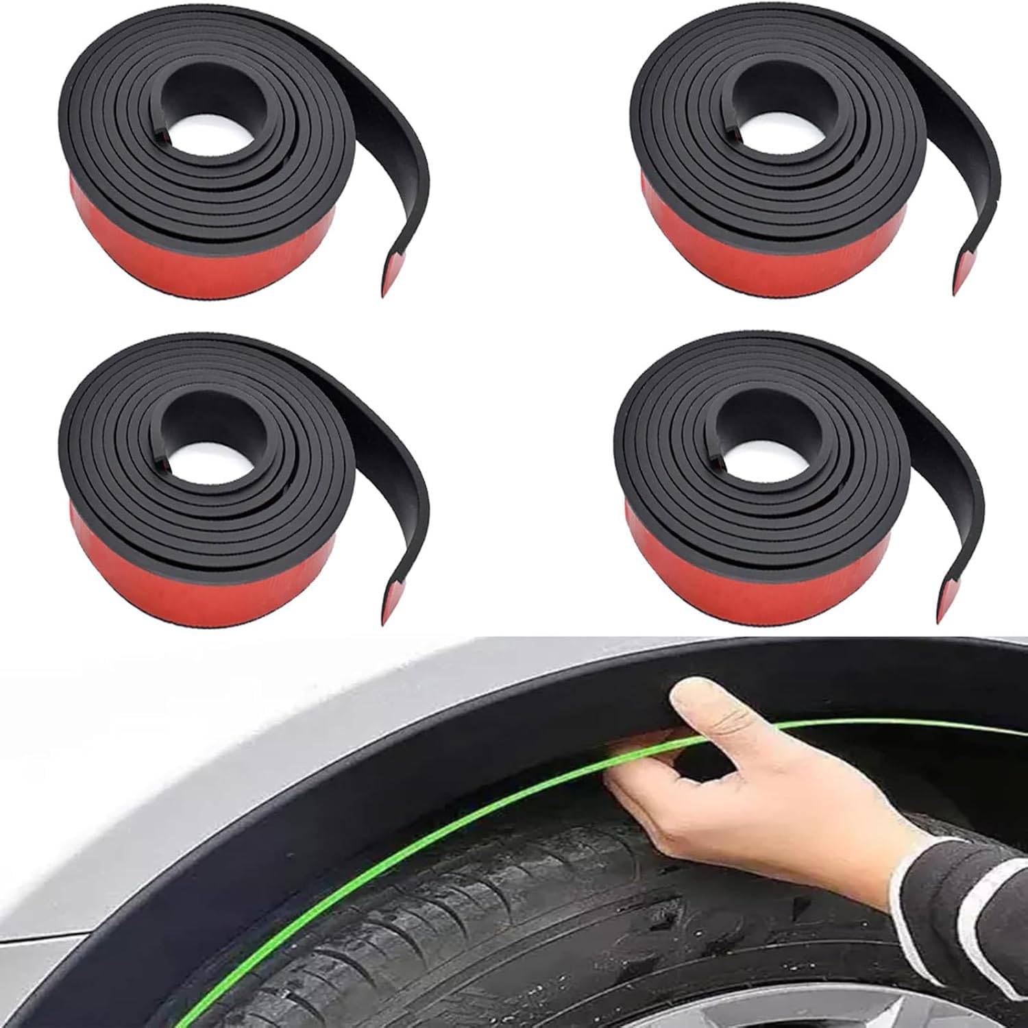 Tryagat 4pcs Wheel Arch Protectors for Mercedes-Benz A-Class W177 2018–2025