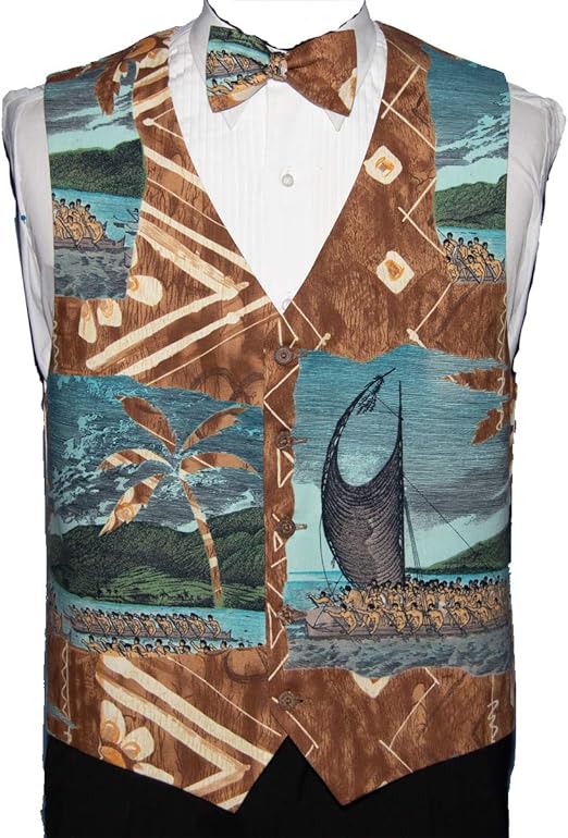 hawaiian vest top mens