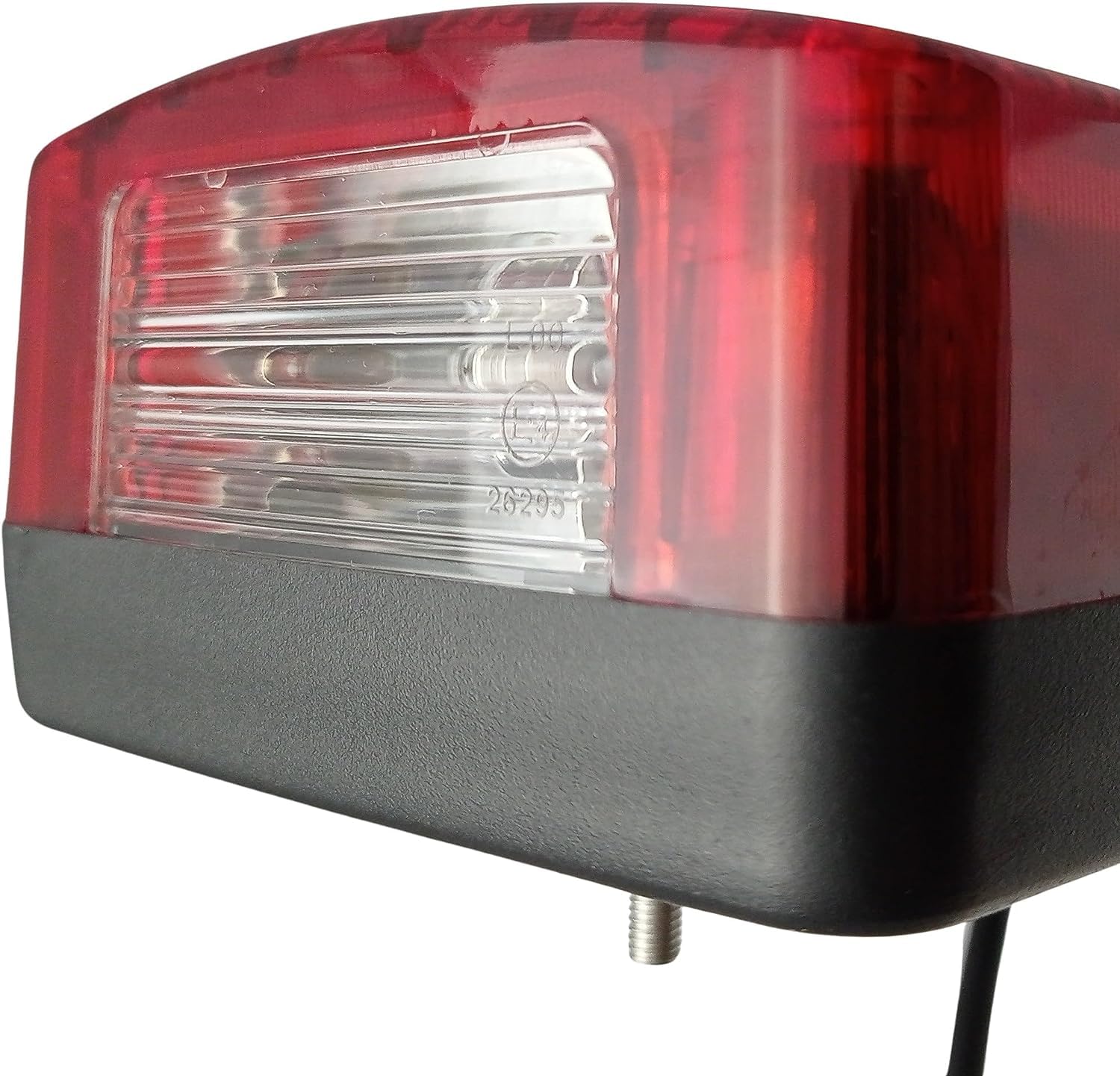 2 x Luz Trasera de Señalización de Freno para Remolque, Coche, Camión, Caravana, Camping, Rojo, Amarillo, Blanco, 12V, E4