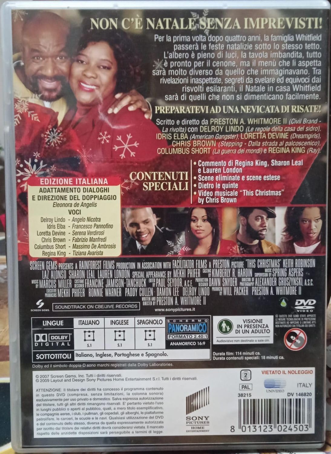TeknoFilm - DVD - THIS CHRISTMAS - NATALE E ALTRI GUAI di Preston A. Whitmore II (2007) - SONY