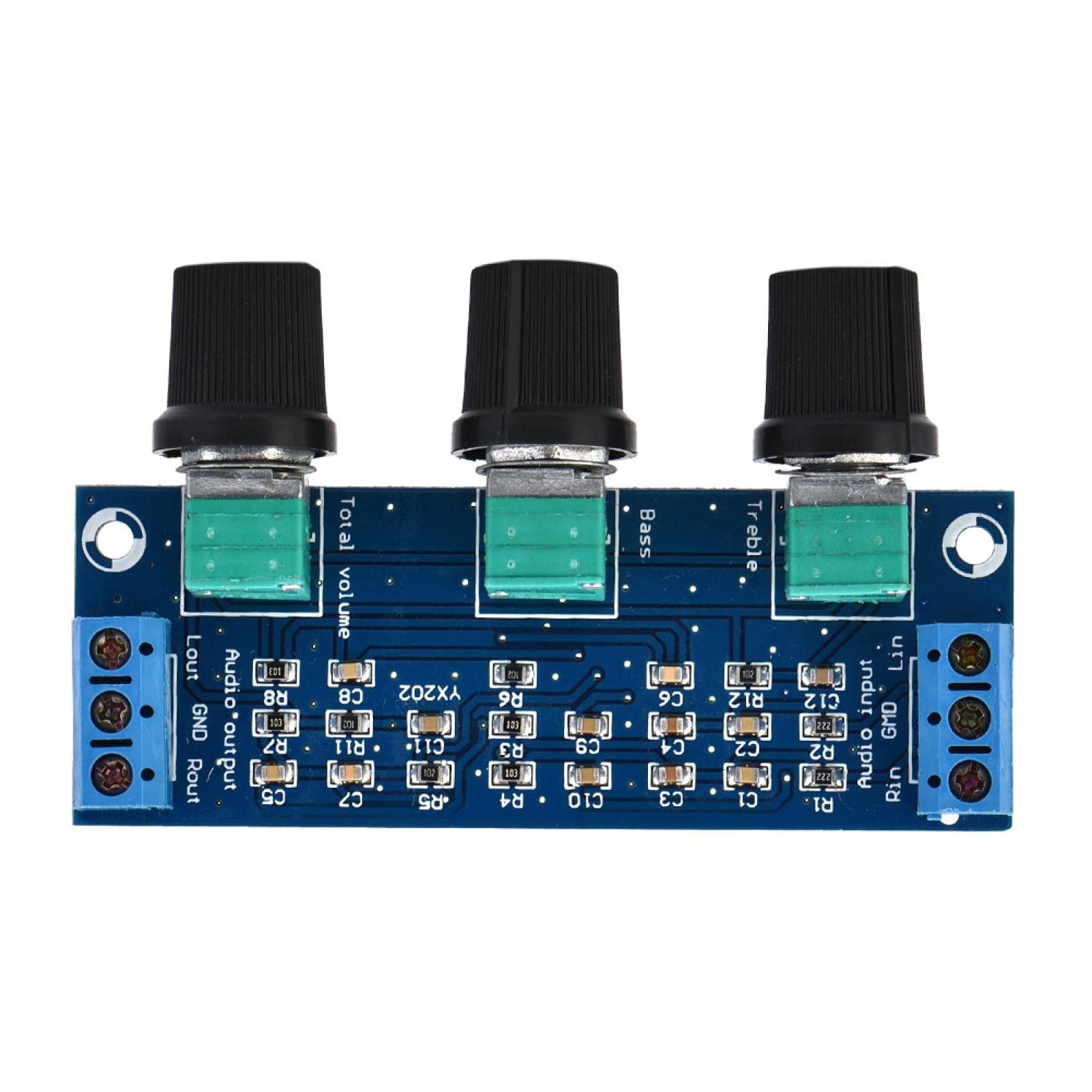 scheda di controllo del volume, sintonizzazione passiva YX202 Scheda di controllo del volume passiva per scheda effetti e Stone Machine di fascia alta con scheda tono passivo attenuato