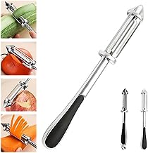 All in One Vegetable Peeler, 3 and 1 Vegetable and Fruit Peeler, for Pear Tomato Cucumber Carrot, Fruit and Vegetable Peelers for Kitchen (A,1 Pcs)