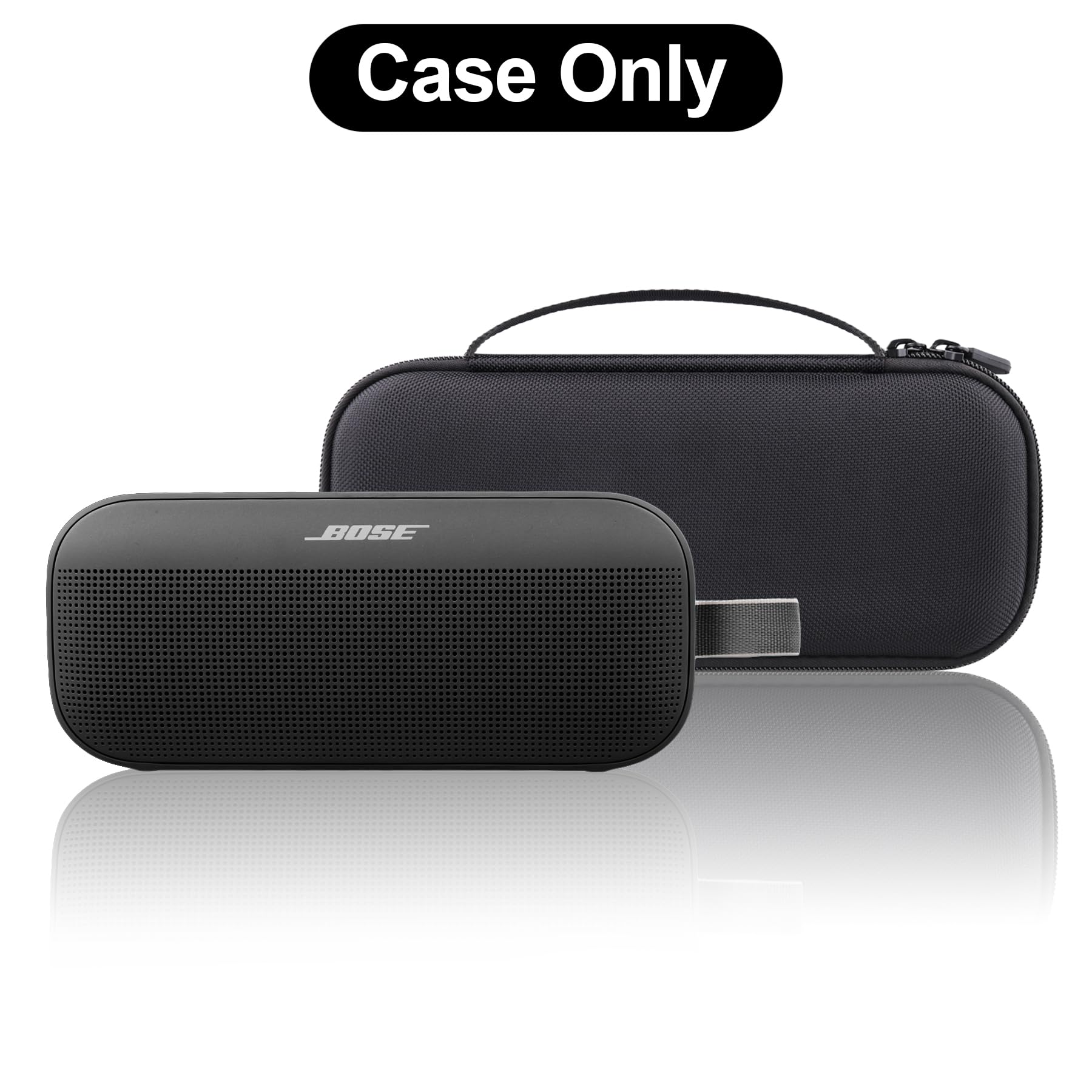 Aenllosi per Bose SoundLink Flex Altoparlante Bluetooth Portatile 2ª Generazione Custodia Rigida Protettiva da Viaggio, Solo Custodia, Nero
