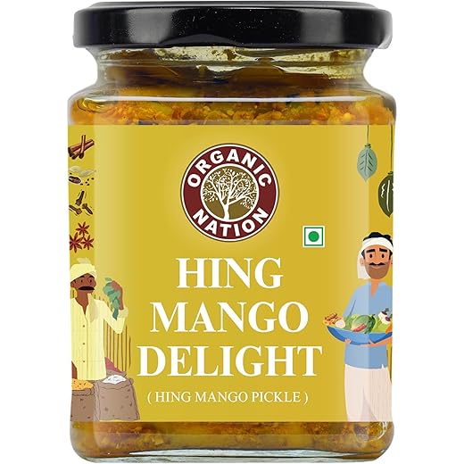 Organic Nation Mango Delight Pickle - Traditional Taste / 25