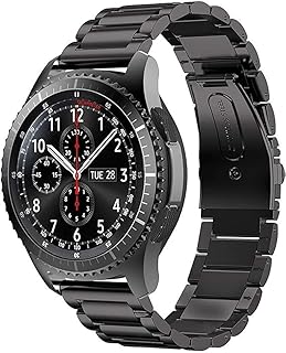 سوار شبكة معدني من دلع موبايلك متوافق مع ساعات سامسونج جالاكسي وهواوي وامازفت للجنسين مقاس 22 ملم