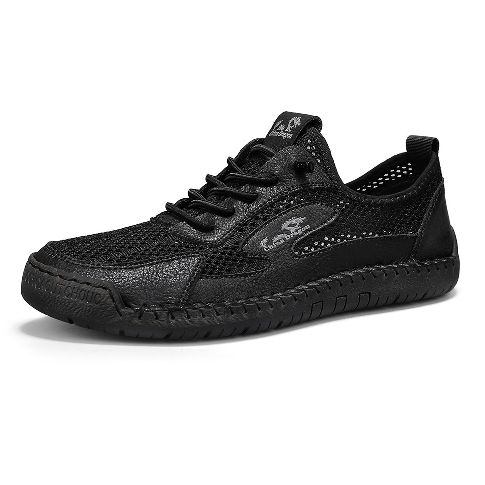 Sandalias Playa Hombre Suela de Goma Malla Transpirable con Bandas Ajustables Senderismo Casual Chanclas Piscina Zapas Calzado Sandalia Durable Flexible para Ciudad