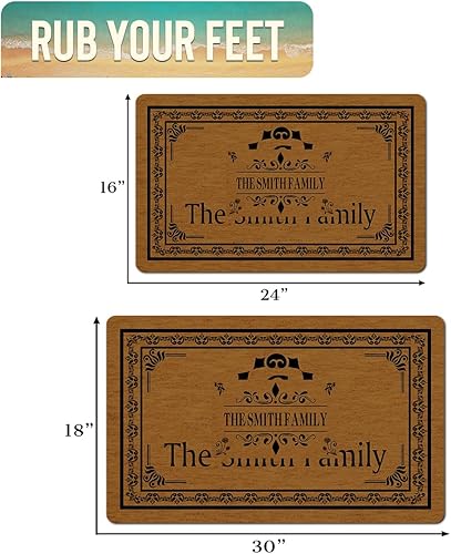 Miniatura 3 de Magimagine Tapetes de bienvenida personalizados para exteriores tapetes personalizados para la entrada del hogar tapete para puerta personalizado