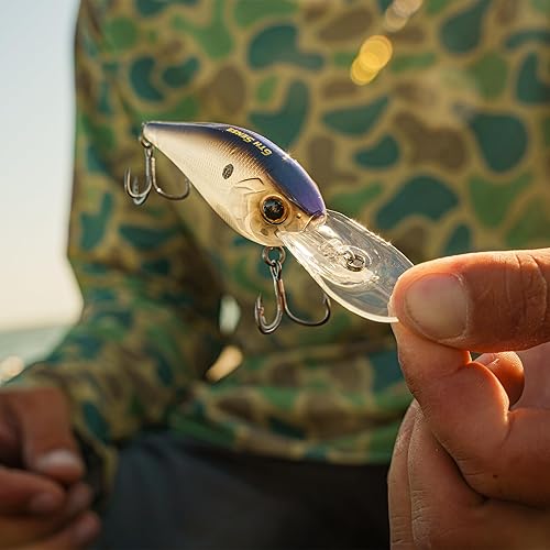 Miniatura 3 de 6th Sense Crush Deep Diving Crankbait - Señuelo de pesca de alta calidad en aguas profundas con detalles 3D, ganchos de níquel negro afilados y