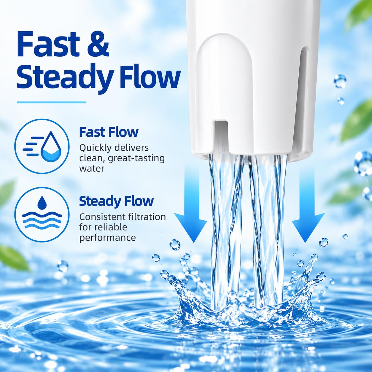 Cartuccia Filtro Acqua, per Brita Grand Caraffa Filtrante