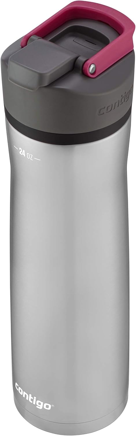 Contigo AUTOSEAL Water Bottle, 24oz, Dragon Fruit Lid : Sports & Outdoors