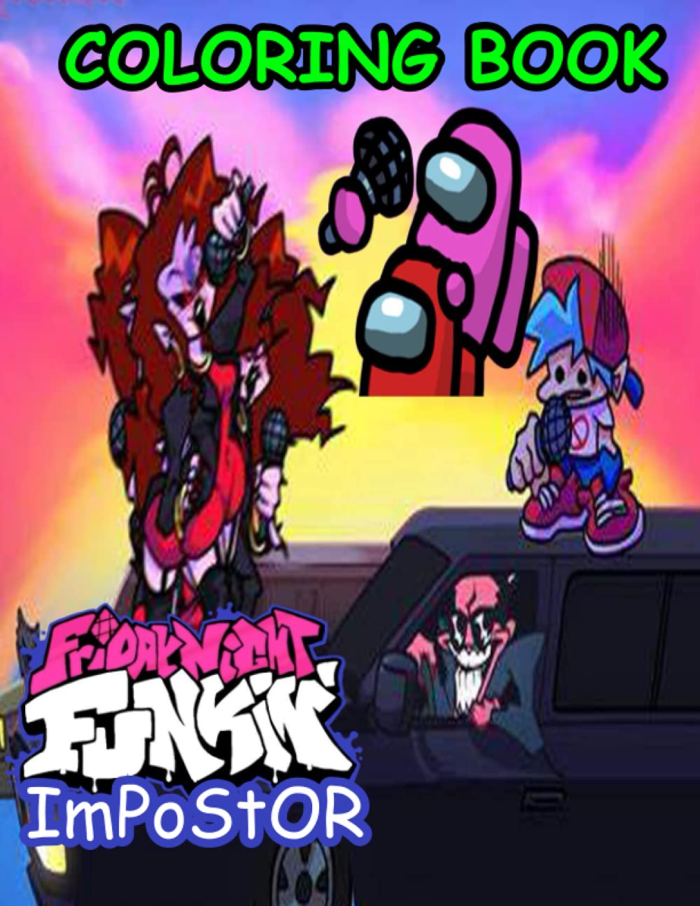 Buy Friday Night Funkin Impostor Coloring Book: Coloring and Drawing ...