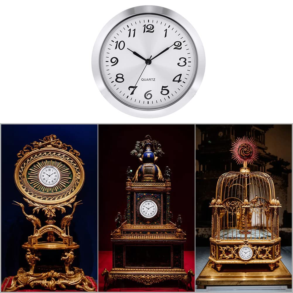 PATIKIL 90mm Inserto per Orologio al Quarzo, 2 Pezzi Orologio