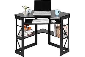 VECELO Small Corner Computer Desk: Maximize Functionality in Tight Spaces